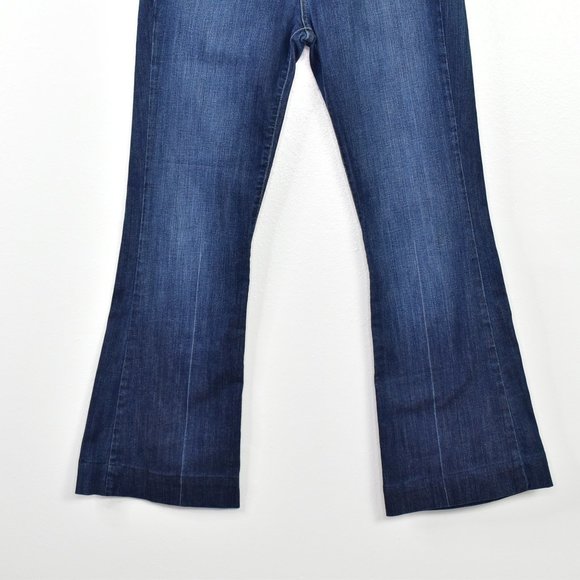 Lucky Brand Women's 8 x 29 Sundown Wide Leg Mid Rise Jeans Blue Inseam 30 inch - Picture 9 of 15